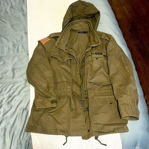 Polo Ralph Lauren men’s medium green utility jacket